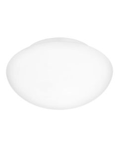 Πλαφονιέρα Οροφής-Τοίχου D20xH9,2cm 1xE27 Λευκό Οπάλ Γυαλί Eglo Ella 81635