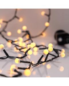 ΣΕΙΡΑ, 500 LED 3mm, ΛΕΥΚΕΣ ΜΠΑΛΙΤΣΕΣ 0.9cm, 31V ΜΕΤΑΣΧΗΜΑΤΙΣΤΗ, 8 ΠΡΟΓΡΑΜΜΑΤΑ & ΜΝΗΜΗ, ΠΡΑΣΙΝΟ PVC ΚΑΛΩΔΙΟ, ΘΕΡΜΟ ΛΕΥΚΟ LED ΑΝΑ 3cm, ΠΡΟΕΚΤΑΣΗ ΠΑΡΟΧΗΣ 3m, IP44 Eurolamp 600-03991