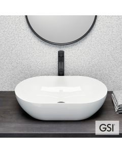 Νιπτήρας Πορσελάνης Pura 60x37 GSI White 8834-300