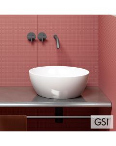 Νιπτήρας Πορσελάνης Pura Φ42 h.16 GSI White 8851-300