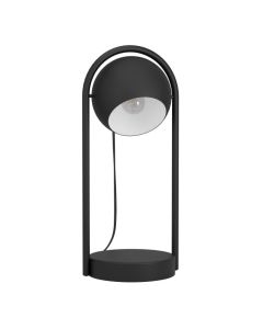 Λαμπατέρ Επιτραπέζιο 19xH43cm Μαύρο Μονόφωτο 1xE14 Eglo Murnia 900314