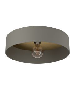 Πλαφονιέρα Οροφής 42cm Γκρι 1xE27 Eglo Duaia 900837