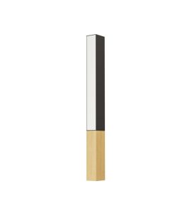 Φωτιστικό Τοίχου Καφέ-Μαύρο 56cm LED 3000K 1300lm Eglo Tudons 900871