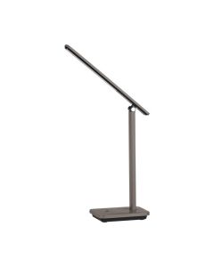 Επαναφορτιζόμενο Φωτιστικό Γραφείου Μαύρο 16x11,5xH38cm Led 3000-6500K 360lm USB Eglo Iniesta 900958