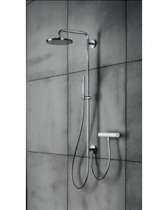 ΚΟΛΩΝΑ 120εκ. ΜΕ ΣΤΡΟΓΓ.ΚΕΦΑΛΗ Φ20 εκ. & ΤΗΛΕΦ.  CHROME E170006-100