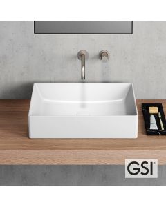 Νιπτήρας Πορσελάνης Kube-X 60x37 GSI White 9453-300