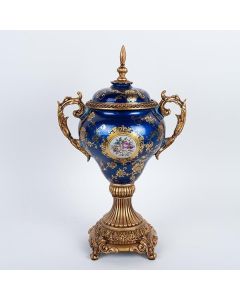 ΦΟΝΤΑΝΙΕΡΑ ΠΟΛΥΡΕΖΙΝ ΜΠΛΕ 28x19x50cm Eurolamp 752-21023