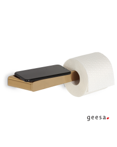 Χαρτοθήκη με Εταζέρα Shift Geesa Brushed Gold 9924-201