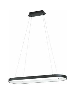 Μοντέρνο Κρεμαστό Φωτιστικό L780xΗ1100mm LED 27w 3000K 4000lm Μαύρο Eglo Codriales 99358