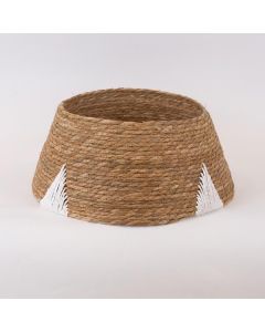 ΠΟΔΙΑ ΔΕΝΤΡΟΥ, ΨΑΘΙΝΗ ΜΕ ΛΕΥΚΕΣ ΛΕΠΤΟΜΕΡΕΙΕΣ, 32x46x20cm Eurolamp 600-46190