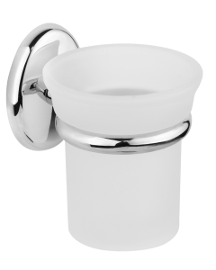 Ποτηροθήκη Γυαλί Χρώμιο Bronze Art Valle AA01-20-10