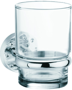 Ποτηροθήκη Γυαλί Χρώμιο Bronze Art Punto AA02-20-10