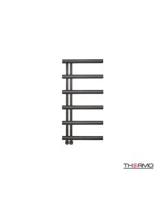 Θερμαινόμενη Πετσετοκρεμάστρα μπάνιου Inox ACCENT 100x50 Black Brushed PVD ACC10050-411