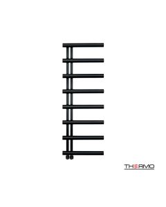 Θερμαινόμενη Πετσετοκρεμάστρα μπάνιου Inox ACCENT 138x50 Silk Black ACC13850-401