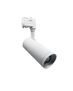 WHITE LED COB TRACK LUMINAIRE AIMY 30W 4000K 4WIRES 25-50° 3100LM 230V Ra80 ACA AIMY3040W4