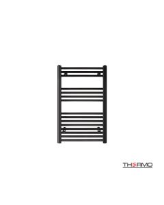 Θερμαινόμενη Πετσετοκρεμάστρα μπάνιου ALTO 80x50 Black Matt ALT8050-400