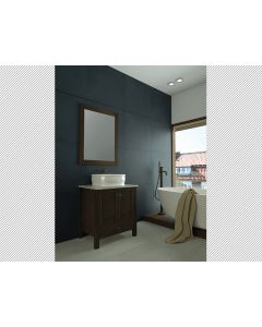 Έπιπλο Μπάνιου Μ70xΠ50xY70 cm Βάση,Πάγκος,Νιπτήρας, Καθρέπτης Δρυς Καρυδί σε Κ/Π Θαλάσσης Savvopoulos Elegance Aurora 03