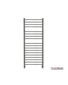 Θερμαινόμενη Πετσετοκρεμάστρα μπάνιου Inox BELLAVIA 120x50 Black Brushed PVD BEL12050-411