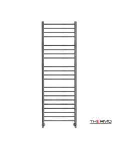 Θερμαινόμενη Πετσετοκρεμάστρα μπάνιου Inox BELLAVIA 150x50 Black Brushed PVD BEL15050-411