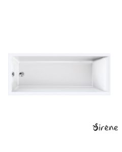 Μπανιέρα Ακρυλική CLARISSA 130x70 Sirene White CLA13070
