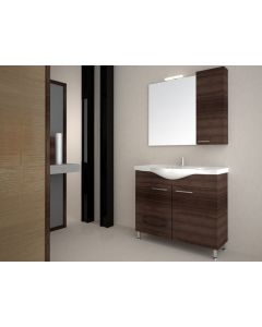 Έπιπλο Μπάνιου Σετ 80 εκ. Βάση-Νιπτήρας-Καθρέπτης-Φωτιστικό-Άνω Ντουλάπι Savvopoulos Cronos 002