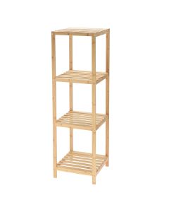 Ραφιέρα Μπάνιου 4 Επιπέδων από Bamboo 34x33x111cm MRShome DF-0048000