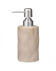 Δοχείο Κρεμοσάπουνου Stoneware 300ml 9x7.3x17.5cm Warm Grey 2U MRShome DF-0095003