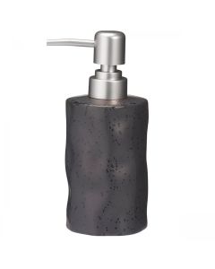 Δοχείο Κρεμοσάπουνου Stoneware 300ml 9x7.3x17.5cm Black 6U MRShome DF-0095004
