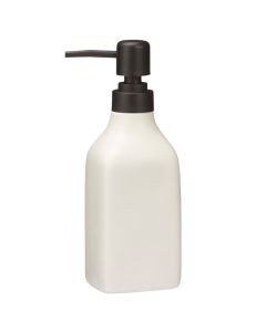 Δοχείο Κρεμοσάπουνου Stoneware 350ml 9x6x19.5cm White MRShome DF-0096001
