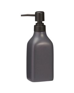 Δοχείο Κρεμοσάπουνου Stoneware 350ml 9x6x19.5cm Black 6U MRShome DF-0096004