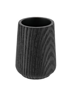 Ποτήρι Οδοντόβουρτσας Polyresin Μαύρο MRShome DS-4662L04