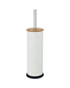 Πιγκάλ Μεταλλικό Ivory με Μπαμπού Καπάκι MRShome  DS-8933B07