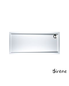 ΝΤΟΥΖ.ΠΑΡΑΛ/ΜΗ ΑΚΡΥΛΙΚΗ 170x70 EXTRA-FLAT Φ90 SIRENE WHITE E17070-300