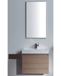 Έπιπλο Μπάνιου 60εκ.-Νιπτήρα, Χρώμα Wenge ECO-60A FT21.060.003WE