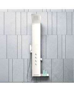 ΣΤΗΛΗ ΝΤΟΥΖ ΥΨΟΣ 140 εκ. ALUMINUM WHITE GS010-300