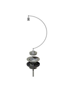 Horus Compléments Classic Collection - Waste, with Plug & Chain - Polished Nickel 00.223-NB