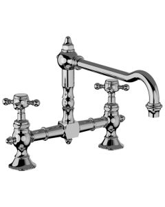 Horus Julia Victoria Julia Victoria Classic Collection - 2-hole Kitchen Mixer / No Waste - Matt Nickel 01.101-NM