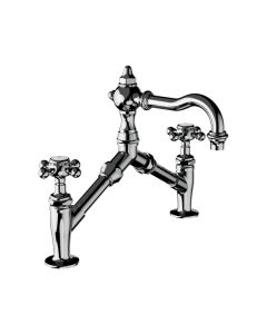 Horus Julia Victoria Julia Victoria Classic Collection - 2 Hole Basin Mixer - Polished Nickel 01.227-NB