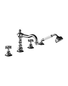 Horus Julia Victoria Julia Victoria Classic Collection - 4 Hole Deck Bath - Polished Nickel 01.466-NB