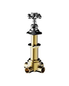 Horus Julia Victoria Julia Victoria Classic Collection - 4 Ways Deck Mounted Diverter, 2 Inlets / 2 Outlets - Chrome 01.476-CH