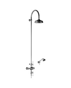 Horus Julia Victoria Julia Victoria Classic Collection - Complete Thermostatic Wall Shower Mixer - Polished Nickel 01.744-NB