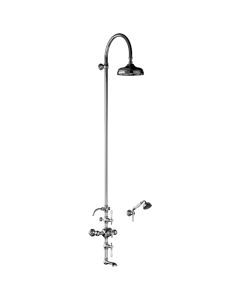 Horus Julia Victoria Julia Victoria Classic Collection - Complete Thermostatic Wall Bath-shower Mixer - Polished Nickel 01.754-NB