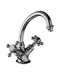 Horus Éloise Classic Collection - Monobloc Basin Mixer - Chrome 02.208-CH