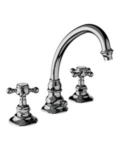 Horus Éloise Classic Collection - 3 Hole Basin Set - Polished Nickel 02.260-NB