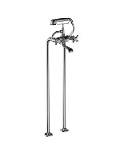 Horus Elsa Softness and Shyness Elsa Classic Collection - Complete Mixer + Pipes for Free Standing Bath Centers - Chrome 04.498-CH