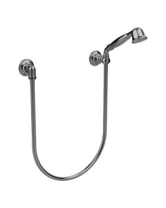 Horus Elsa Softness and Shyness Elsa Classic Collection - Wall Shower Set with Wall Hook, Flexible Hose and Handspray - Chrome 04.589-CH