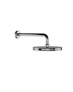 Horus Zéphyr Classic Collection - Shower Head Ø 210 Mm with Arm, Wall Mounted - Metal Gun 16.537-CF