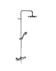 Horus Zéphyr Classic Collection - Complete Exposed Thermostatic Wall Shower Set - Matt Nickel 16.797-NM
