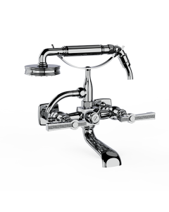 Horus Zéphyr Classic Collection - Complete Wall Bath / Shower Mixer - Ice White 17.414-BI