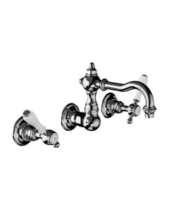 Horus Julia Victoria Julia Victoria Classic Collection - Concealed 3 Hole Basin Set with Waste, No Plug - Chrome 19.262-CH